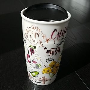 Starbucks California Ceramic Travel Tumbler